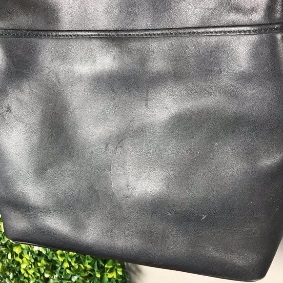 Vintage Coach Black Leather Bag - Picture 7 of 11